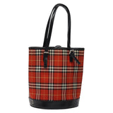 Burberry Blue Label Red Canvas Handbag ( )