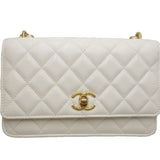 Chanel Lambskin Matelasse Coco Mark Shoulder Bag