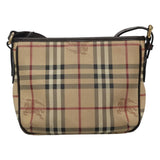 Burberry Nova Check Beige Canvas Shoulder Bag ( )