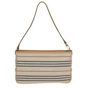 Burberry Nova Check Beige Canvas Shoulder Bag ( )