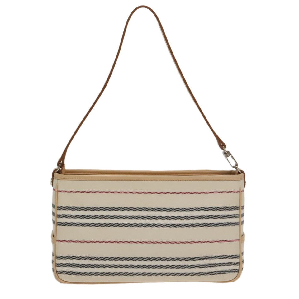 Burberry Nova Check Beige Canvas Shoulder Bag ( )