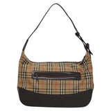 Burberry Nova Check Beige Canvas Shoulder Bag ( )