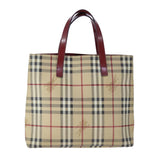 Burberry Nova Check Beige Canvas Tote Bag ( )