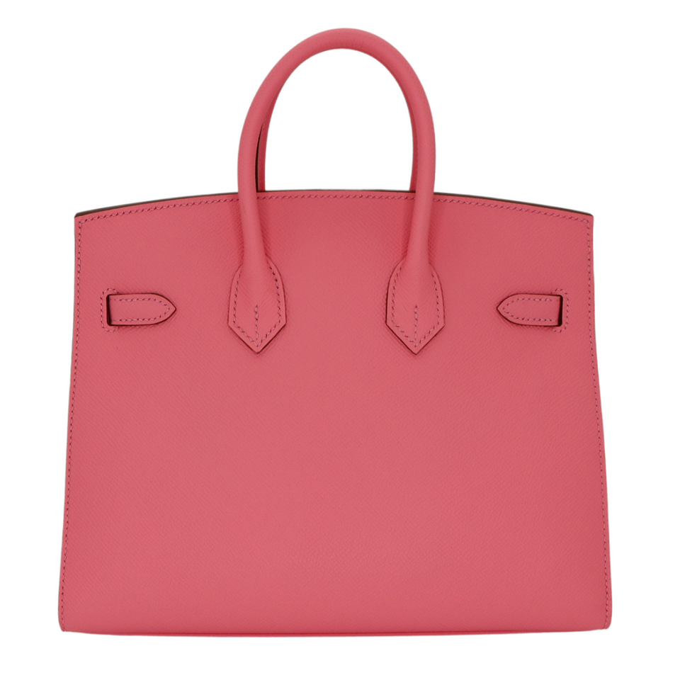 Hermes25cm Birkin Sellier Rose Confetti Epsom Leather Palladium Hardware
