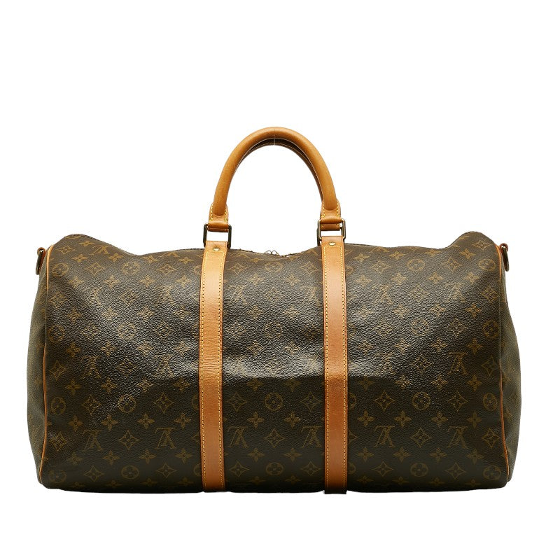 Louis Vuitton Monogram Boston Bag PVC/Leather Brown