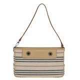 Burberry Nova Check Beige Canvas Shoulder Bag ( )