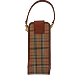 Burberry Nova Check Beige Canvas Clutch Bag ( )