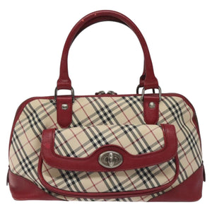 Burberry Nova Check Beige Canvas Handbag ( )