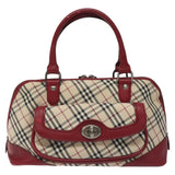 Burberry Nova Check Beige Canvas Handbag ( )
