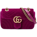 Gucci Quilted GG Mini Marmont MatelassÃ© Crossbody Bag