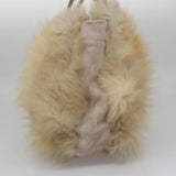 Burberry Blue Label Beige Faux Fur Handbag ( )