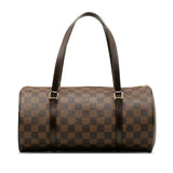 Louis Vuitton Damière Papillon 30 Handbag Eve Brown PVC Leather Louis Vuitton