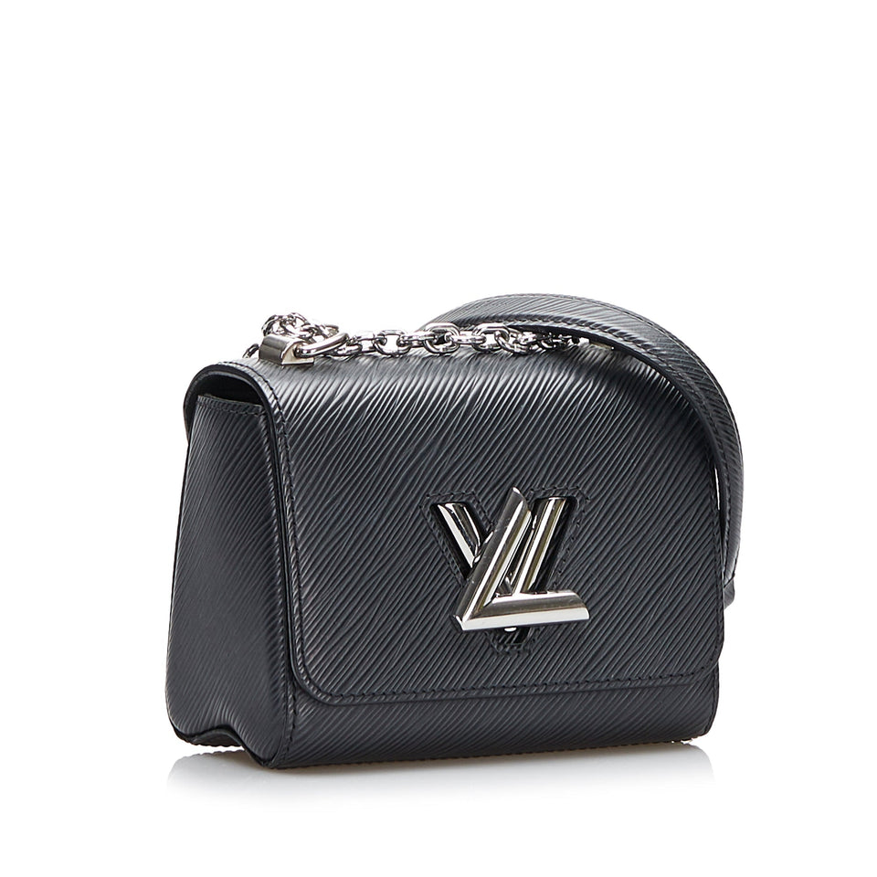 Louis Vuitton Epi Twist MM Black Handbag