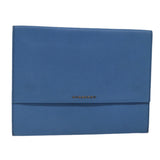 Burberry Blue Leather Clutch Bag ( )
