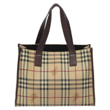 Burberry Nova Check Beige Canvas Tote Bag ( )