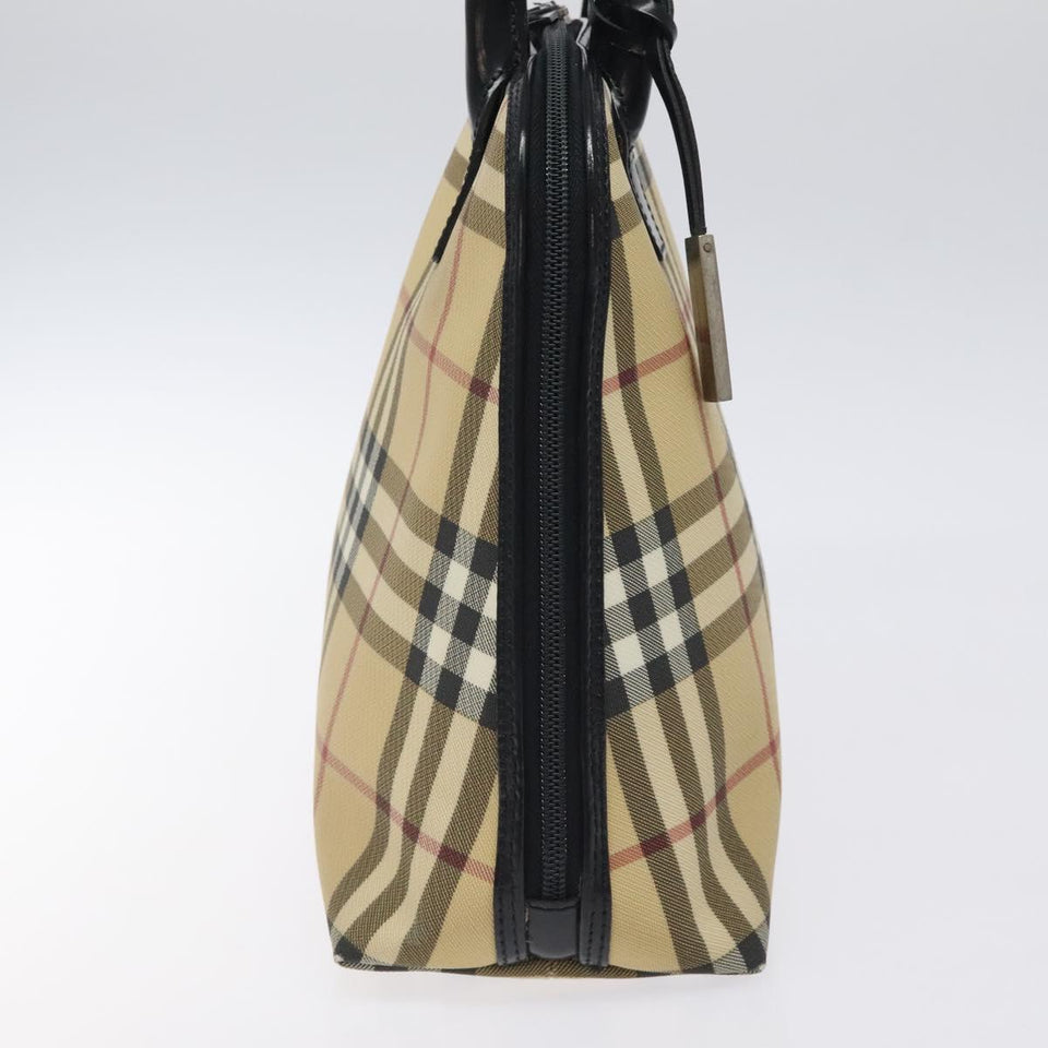 Burberry Nova Check Beige Canvas Handbag ( )