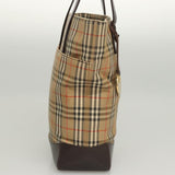 Burberry Nova Check Beige Canvas Tote Bag ( )