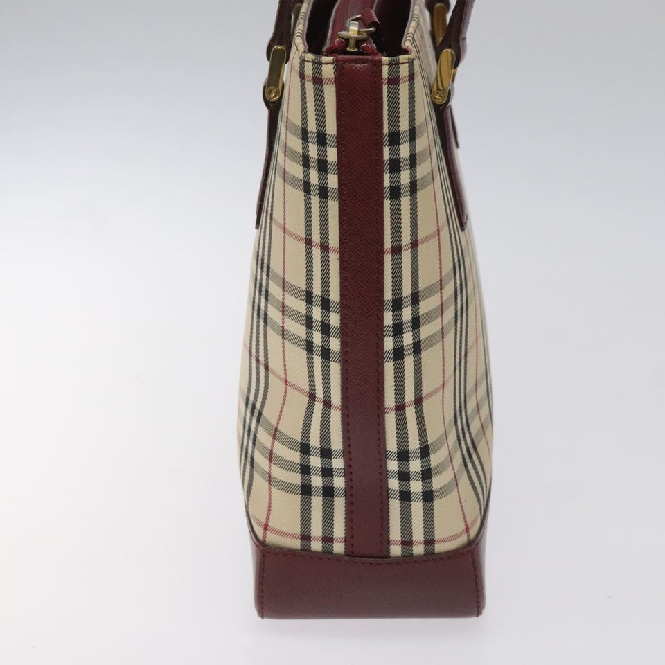 Burberry Nova Check Beige Canvas Tote Bag ( )