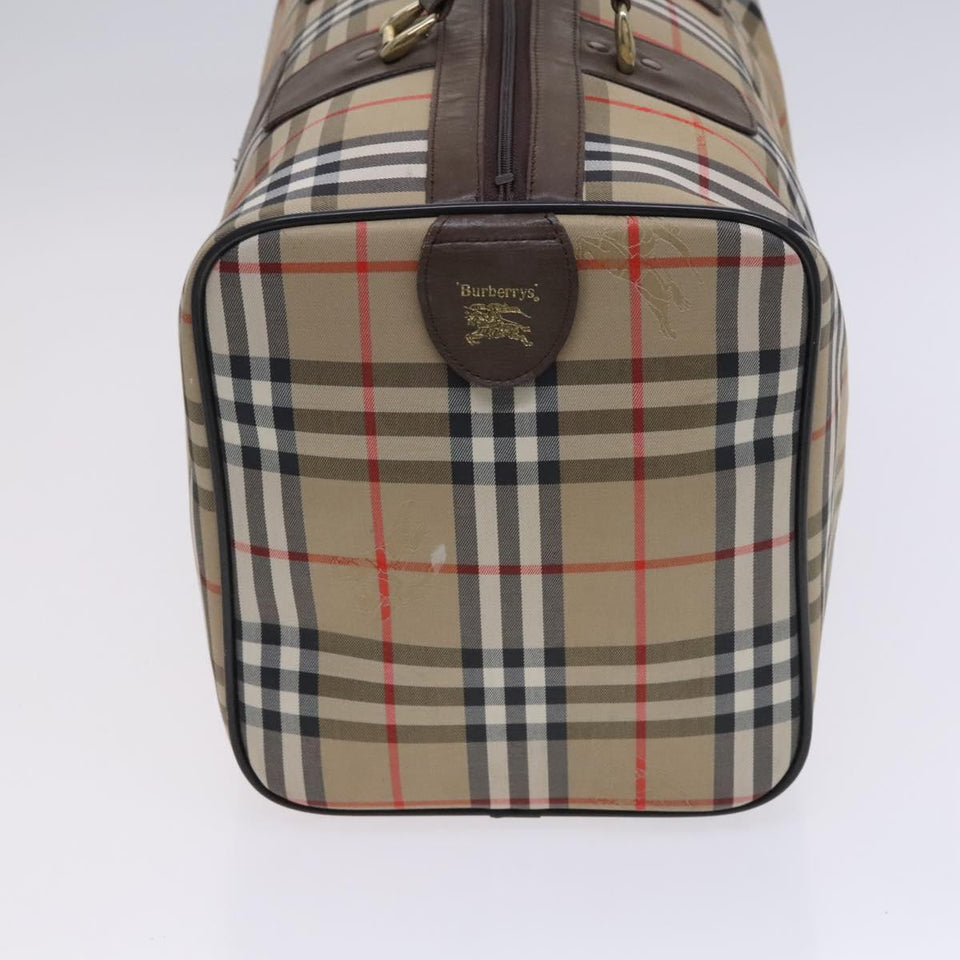 Burberry Nova Check Beige Canvas Travel Bag ( )