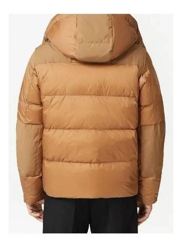 Luxury Burberry Detachable Sleeve Hooded Padding Beige