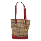 Burberry Nova Check Beige Canvas Shoulder Bag ( )