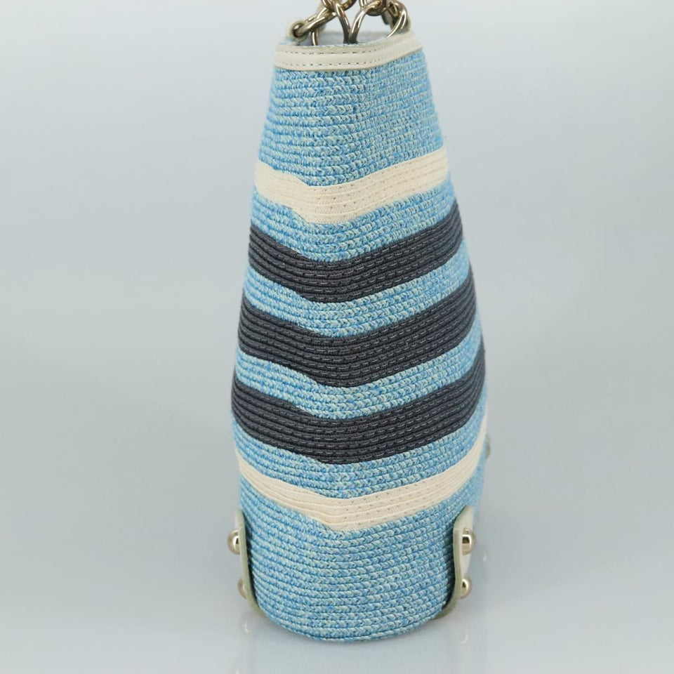 Burberry Blue Wicker Shoulder Bag ( )