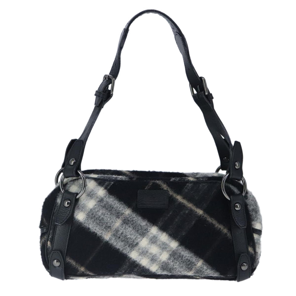 Burberry Blue Label Black Wool Shoulder Bag ( )