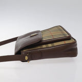Burberry Nova Check Beige Canvas Shoulder Bag ( )