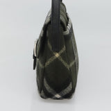Burberry Nova Check Khaki Wool Shoulder Bag ( )