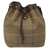 Burberry Nova Check Beige Canvas Shoulder Bag ( )
