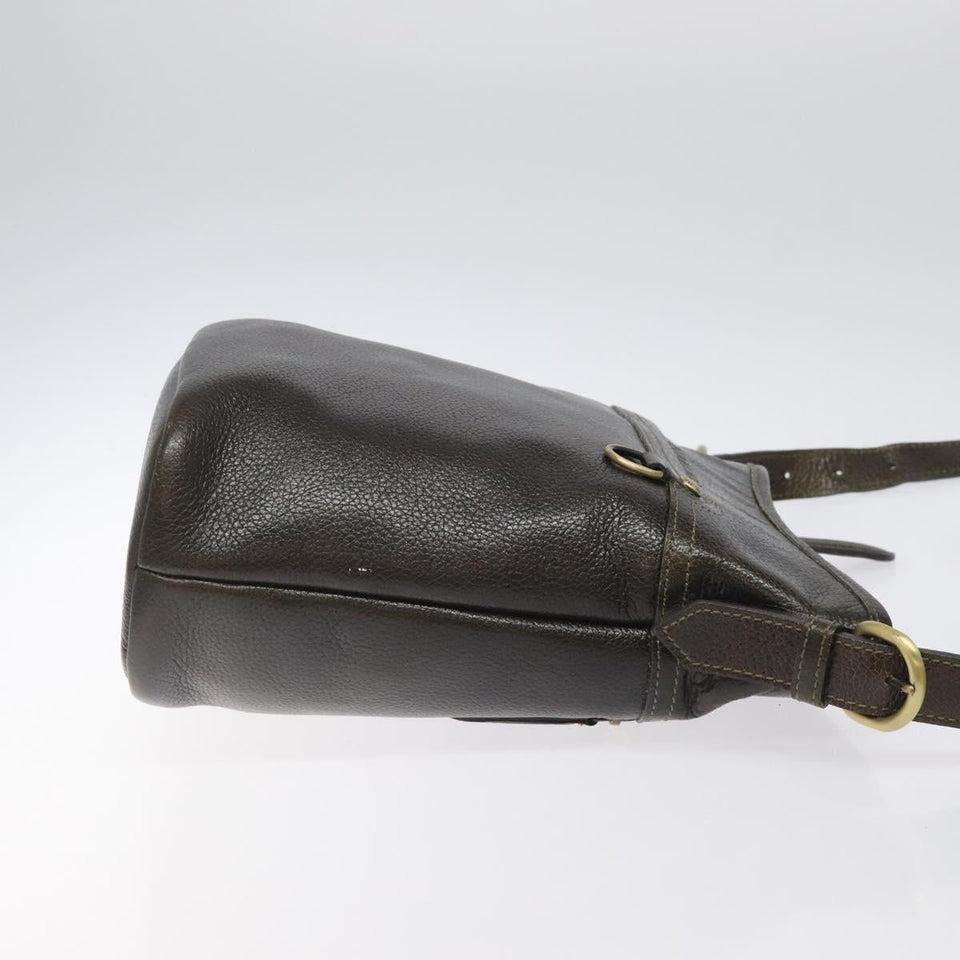 Burberry Brown Leather Shoulder Bag ( )