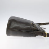 Burberry Brown Leather Shoulder Bag ( )