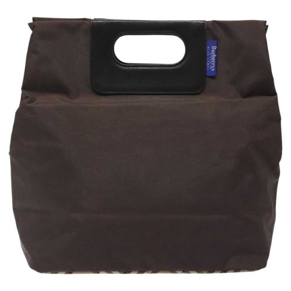 Burberry Blue Label Brown Nylon Handbag ( )