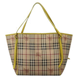 Burberry Nova Check Beige Canvas Tote Bag ( )