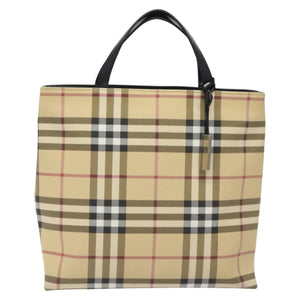 Burberry Nova Check Beige Canvas Tote Bag ( )