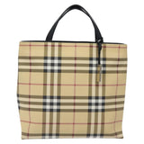 Burberry Nova Check Beige Canvas Tote Bag ( )