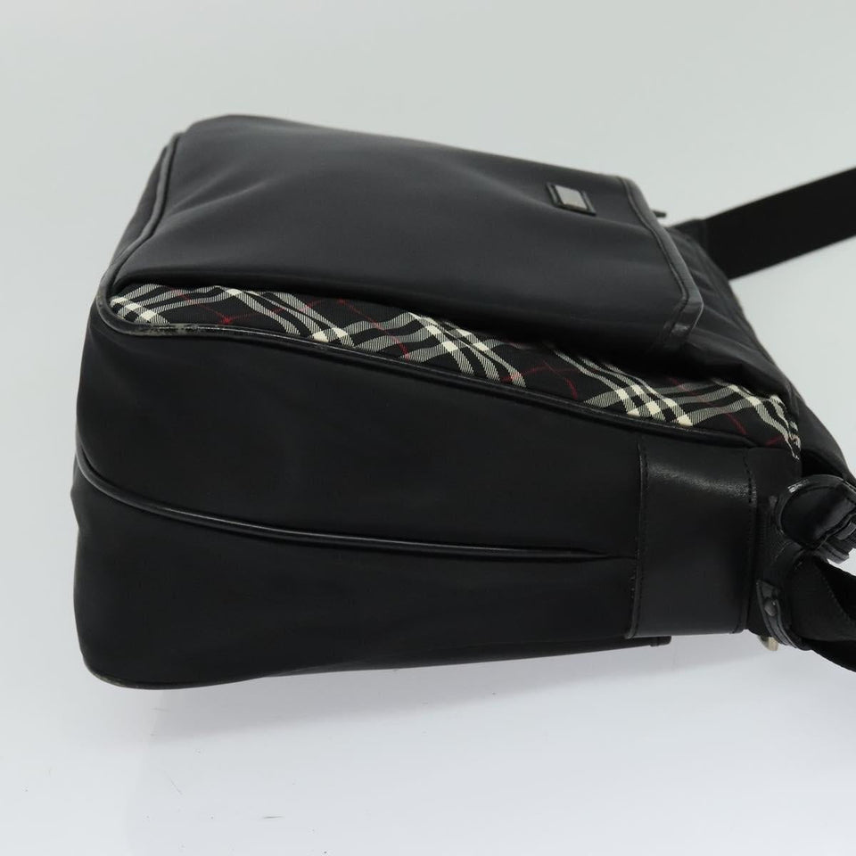 Burberry Nova Check Black Synthetic Shoulder Bag ( )