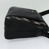 Burberry Nova Check Black Synthetic Shoulder Bag ( )