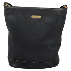 Burberry Black Leather Shoulder Bag ( )