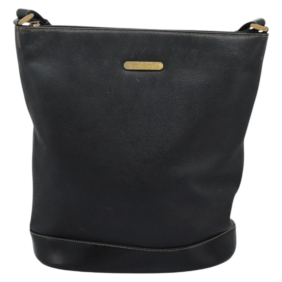 Burberry Black Leather Shoulder Bag ( )