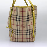 Burberry Nova Check Beige Canvas Tote Bag ( )