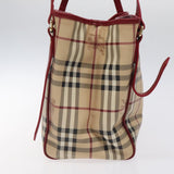 Burberry Nova Check Beige Canvas Shoulder Bag ( )
