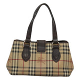 Burberry Nova Check Beige Canvas Tote Bag ( )