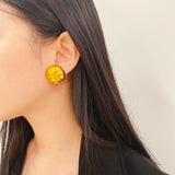 Chanel vintage gold earrings