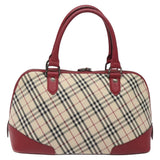 Burberry Nova Check Beige Canvas Handbag ( )
