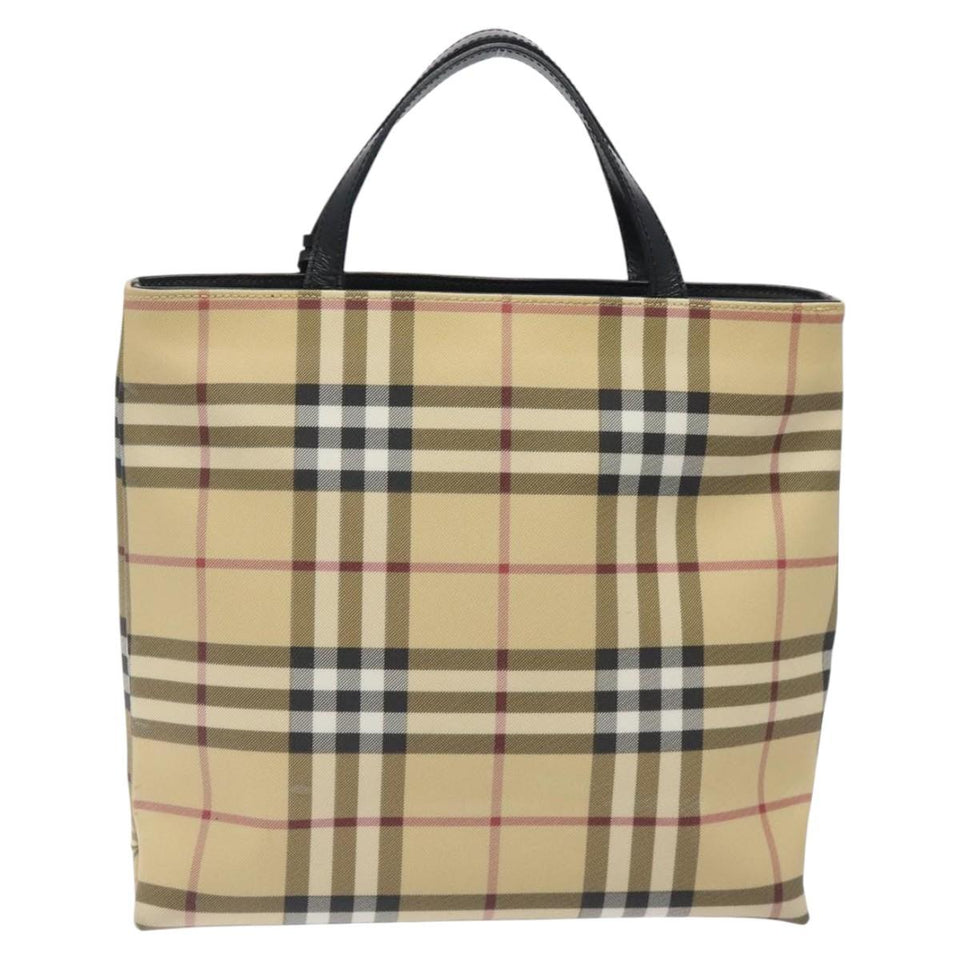 Burberry Nova Check Beige Canvas Tote Bag ( )