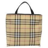 Burberry Nova Check Beige Canvas Tote Bag ( )