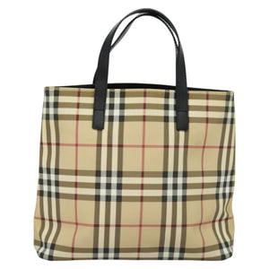 Burberry Nova Check Beige Canvas Handbag ( )