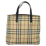 Burberry Nova Check Beige Canvas Handbag ( )