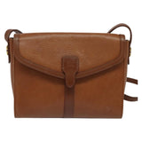 Burberry Nova Check Brown,Gold Leather Shoulder Bag ( )